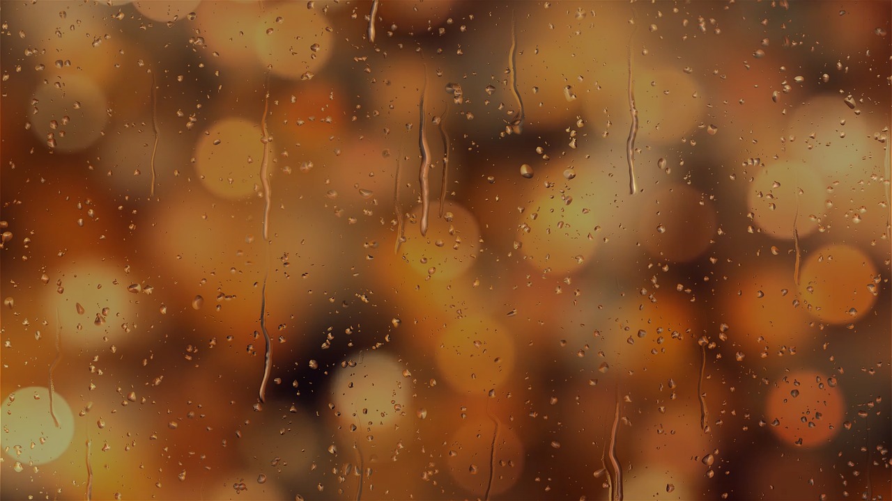 Fondo desenfocado con círculos de luz (bokeh)