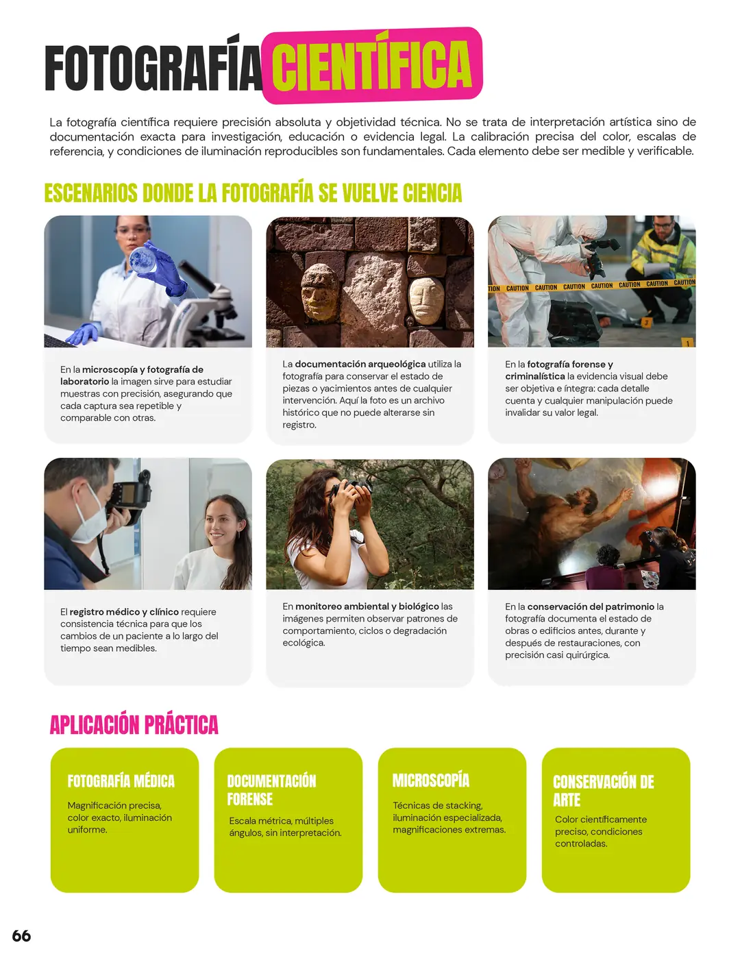 Tarjeta 36 de Enfogram: Fotografía científica