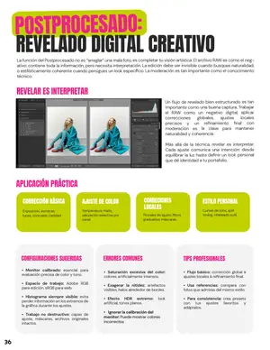Tarjeta 20: Postprocesado: revelado digital creativo