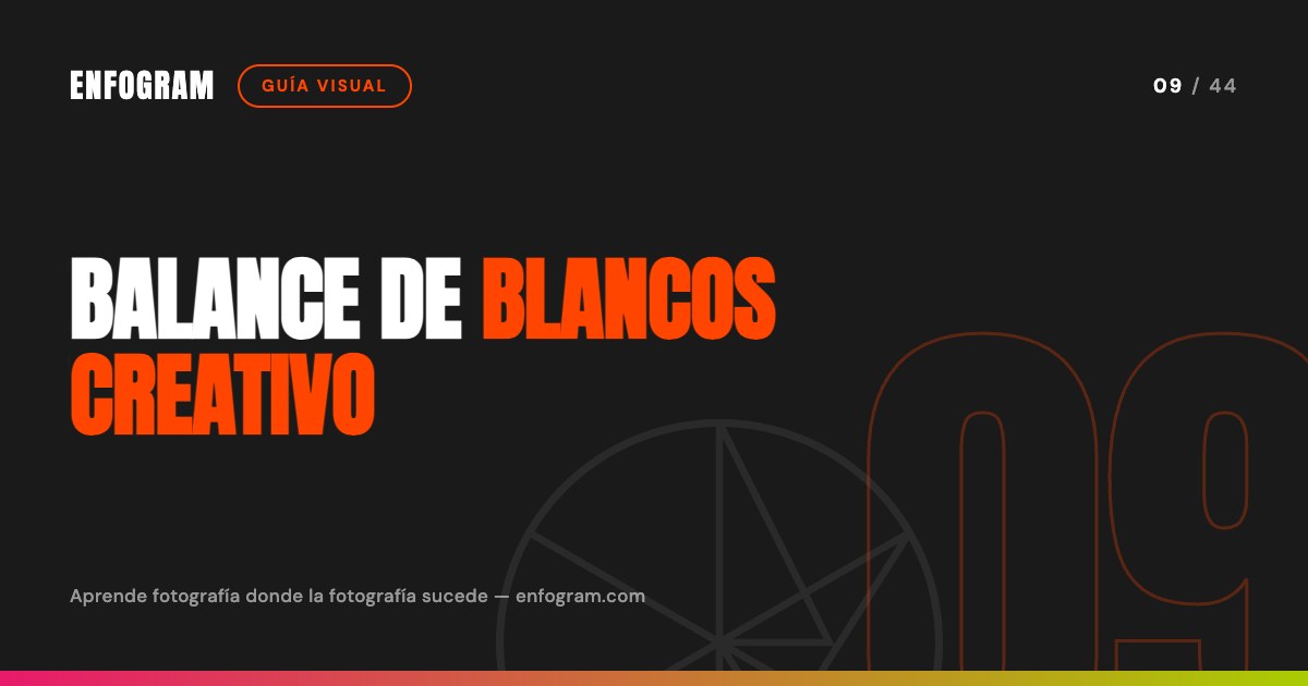 Balance de blancos creativo