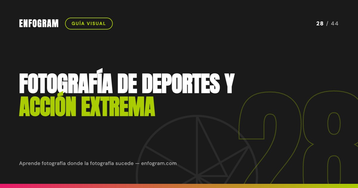 Fotografía de deportes y acción extrema